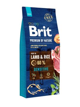Brit Premium By Nature Sensitive Lamb & Rice Jagnięcina & Ryż Karma Dla Dorosłych Psów 15 kg
